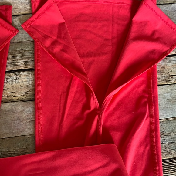 NWT Joy Lab Orange High Rise Extra Long Flare Slit Leg Legging Size XL - Picture 15 of 15